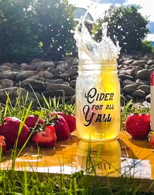 Cider for All Y'all Glass